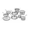 Le Creuset Classic Stainless Steel 14-Piece Cookware Set -Le Creuset Store 14PC StainlessSet