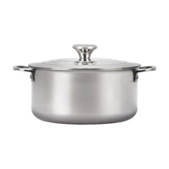 Le Creuset Signature Stainless Steel Shallow Casserole 9 Le Creuset Signature Stainless Steel Shallow Casserole -Le Creuset Store 54121024001191 2