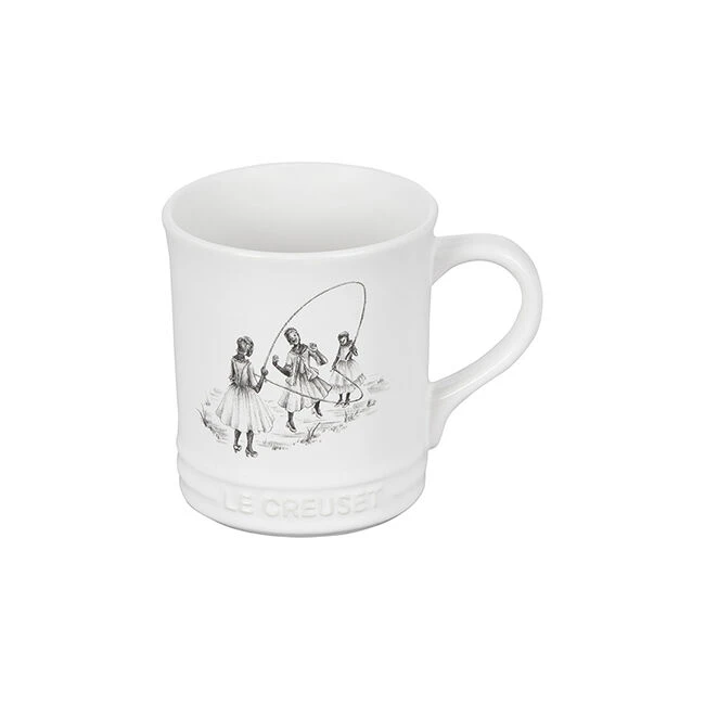 Le Creuset Harlem Toile De Jouy Mug - Girls Jumping Rope 4 Le Creuset Harlem Toile De Jouy Mug - Girls Jumping Rope - Image 3
