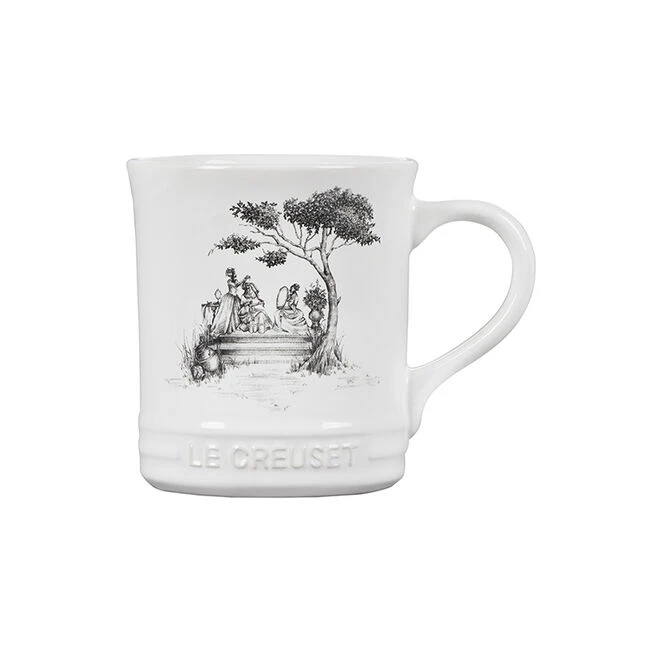 Le Creuset Harlem Toile De Jouy Mug - Ladies In Waiting 3 Le Creuset Harlem Toile De Jouy Mug - Ladies In Waiting