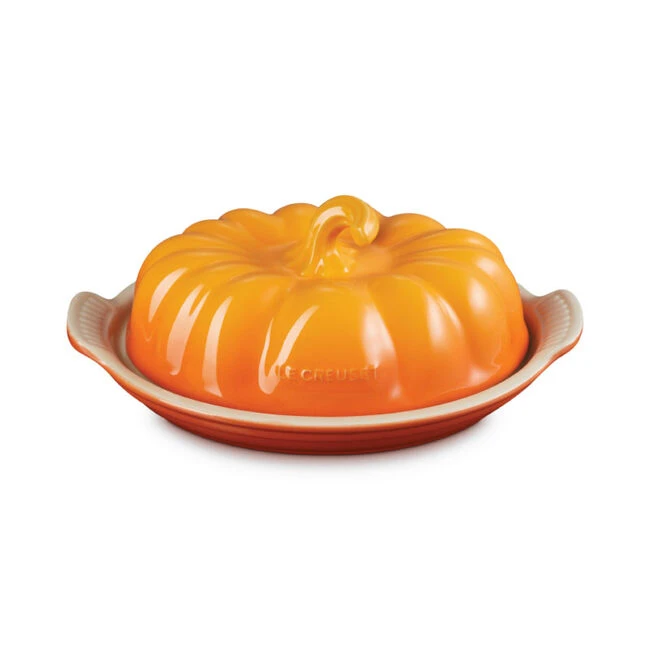 Le Creuset Pumpkin Butter Dish 6 Le Creuset Pumpkin Butter Dish - Image 4