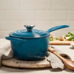 Le Creuset Signature Saucepan -Le Creuset Store DeepTealSaucepan lpr