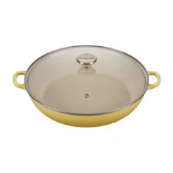 Le Creuset Traditional Braiser With Glass Lid 17 Le Creuset Traditional Braiser With Glass Lid -Le Creuset Store L2732 321M