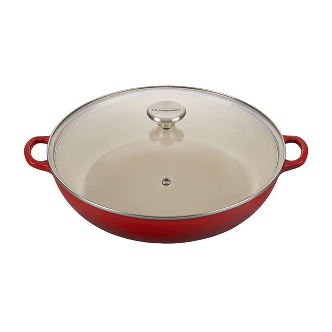 Le Creuset Traditional Braiser With Glass Lid 4 Le Creuset Traditional Braiser With Glass Lid - Image 2