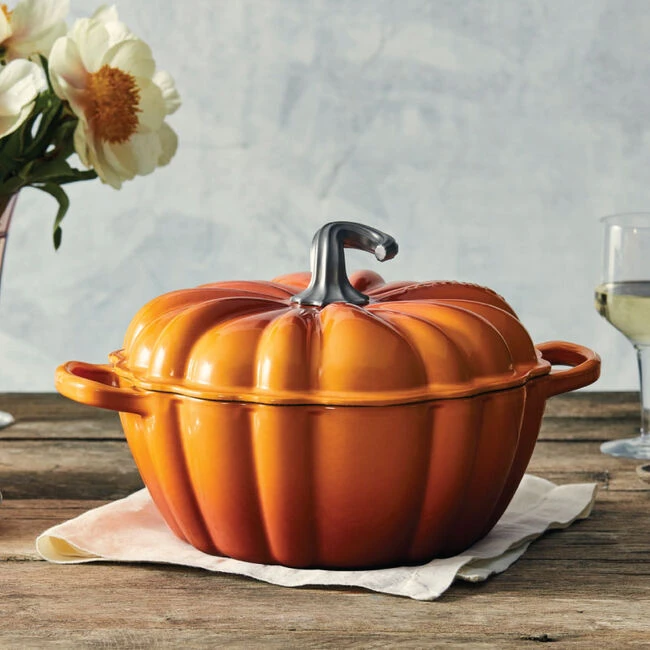 Le Creuset Pumpkin Cocotte 5 Le Creuset Pumpkin Cocotte - Image 3
