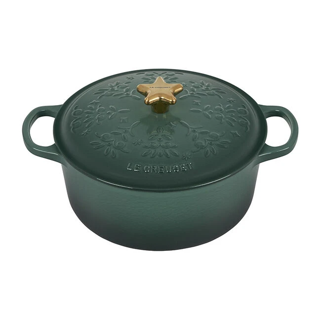 Le Creuset Noël Collection Holiday Tree Round Dutch Oven 5 Le Creuset Noël Collection Holiday Tree Round Dutch Oven - Image 3
