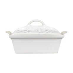 Le Creuset Olive Branch Collection Heritage Square Casserole -Le Creuset Store PG08053AOB 23MW 2