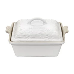 Le Creuset Olive Branch Collection Heritage Square Casserole