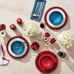 Le Creuset Vancouver Dinner Plates, Set Of 4 18 Le Creuset Vancouver Dinner Plates, Set Of 4 -Le Creuset Store PG9200S4T 2767 cerise 10 dplate