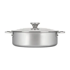 Le Creuset Stainless Steel Rondeau Pan 9 Le Creuset Stainless Steel Rondeau Pan -Le Creuset Store RS14056 SSP6200 26 2 LPR