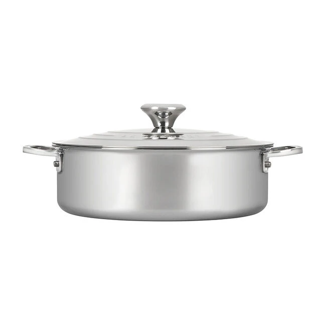Le Creuset Stainless Steel Rondeau Pan 5 Le Creuset Stainless Steel Rondeau Pan - Image 3
