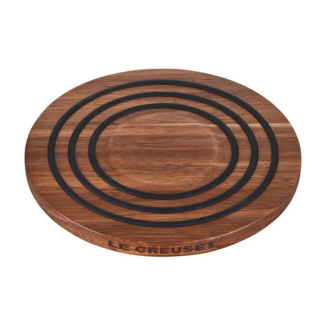 Le Creuset Magnetic Wooden Trivet 4 Le Creuset Magnetic Wooden Trivet - Image 2