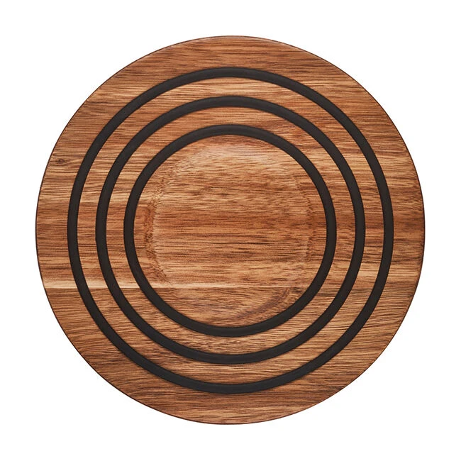 Le Creuset Magnetic Wooden Trivet 6 Le Creuset Magnetic Wooden Trivet - Image 4