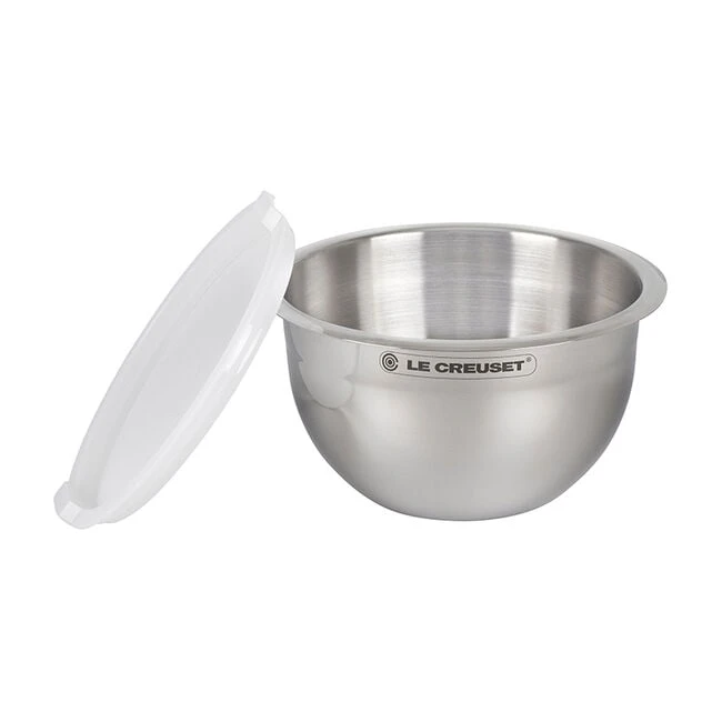 Le Creuset Stainless Steel Mixing Bowls With Lids, Set Of 3 9 Le Creuset Stainless Steel Mixing Bowls With Lids, Set Of 3 - Image 7