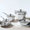 Le Creuset Signature Stainless Steel 10-Piece Cookware Set 2 Le Creuset Signature Stainless Steel 10-Piece Cookware Set -Le Creuset Store SS10pc plp thb