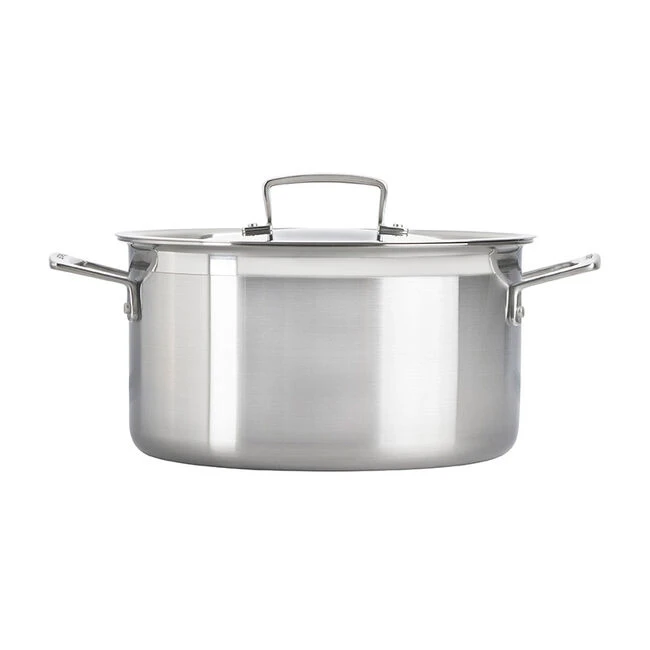 Le Creuset Classic Stainless Steel Stockpot With Lid 4 Le Creuset Classic Stainless Steel Stockpot With Lid - Image 2