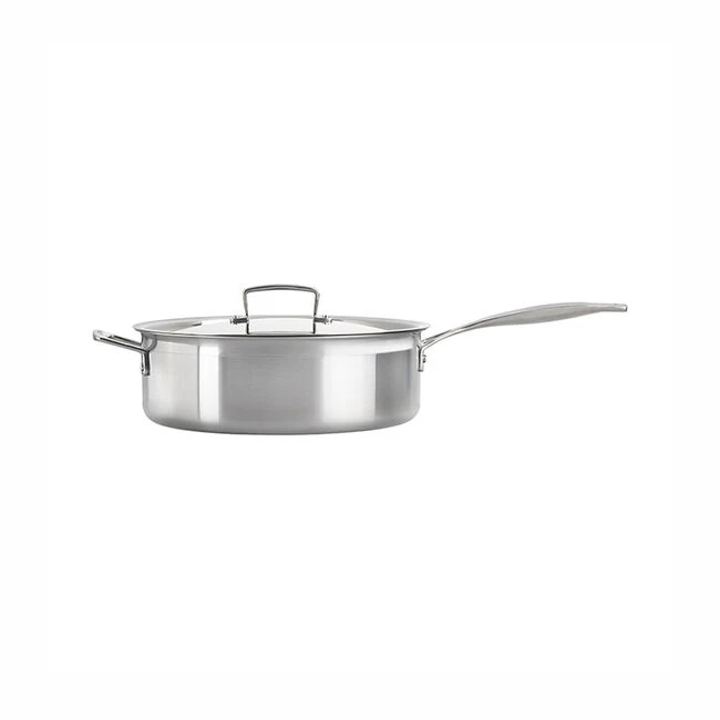 Le Creuset Classic Stainless Steel Sauté Pan With Lid 4 Le Creuset Classic Stainless Steel Sauté Pan With Lid - Image 2