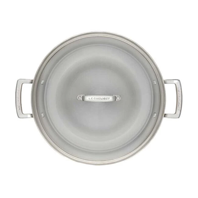 Le Creuset Classic Stainless Steel Wok With Glass Lid 5 Le Creuset Classic Stainless Steel Wok With Glass Lid - Image 3