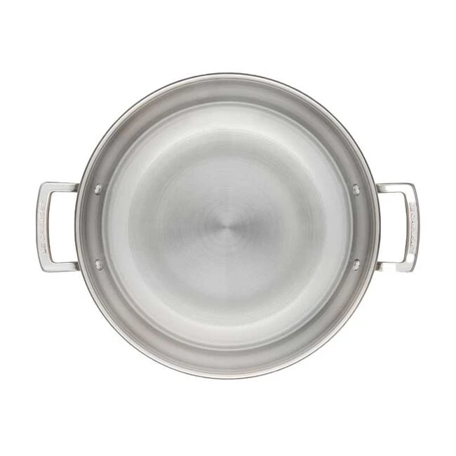 Le Creuset Classic Stainless Steel Wok With Glass Lid 6 Le Creuset Classic Stainless Steel Wok With Glass Lid - Image 4