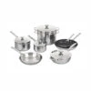 Le Creuset Signature Stainless Steel 12-Piece Cookware Set -Le Creuset Store SSP14112