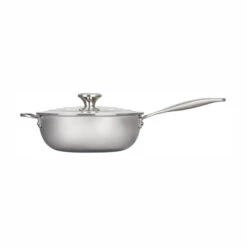 Le Creuset Nonstick Stainless Steel Saucier Pan 9 Le Creuset Nonstick Stainless Steel Saucier Pan -Le Creuset Store SSP6300 24 2