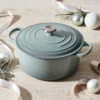 Le Creuset Round Dutch Oven 2 Le Creuset Round Dutch Oven -Le Creuset Store SeaSalt3.5RDO g1