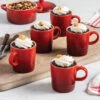 Le Creuset London Espresso Mugs, Set Of 6 1 Le Creuset London Espresso Mugs, Set Of 6 -Le Creuset Store cerise espressoset g001