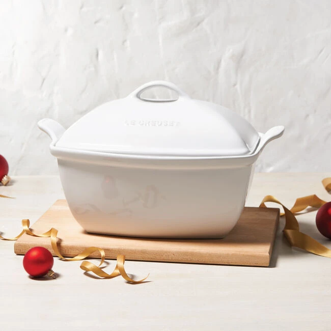 Le Creuset Heritage Deep Covered Rectangular Baker 3 Le Creuset Heritage Deep Covered Rectangular Baker