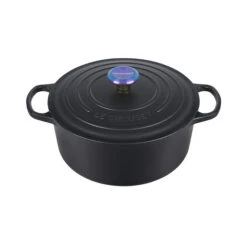 Le Creuset Round Dutch Oven With Iridescent Knob -Le Creuset Store ls2501 2620si