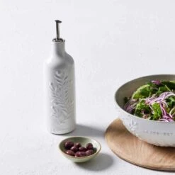 Le Creuset Olive Branch Collection Olive Oil Cruet 12 Le Creuset Olive Branch Collection Olive Oil Cruet -Le Creuset Store ob oil g3