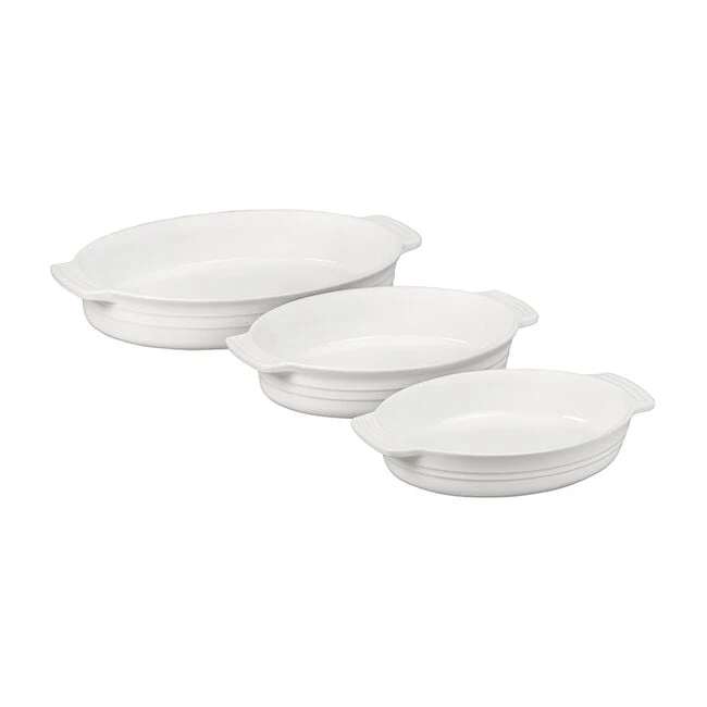 Le Creuset Classic 3-Piece Oval Baking Dish Set 6 Le Creuset Classic 3-Piece Oval Baking Dish Set - Image 4