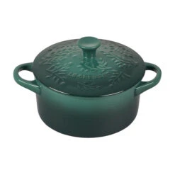 Le Creuset Olive Branch Collection Mini Cocotte 10 Le Creuset Olive Branch Collection Mini Cocotte -Le Creuset Store rs18435 pg1160ob 14 lpr