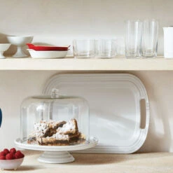 Le Creuset Serving Platter -Le Creuset Store servingplatter g2 cerise