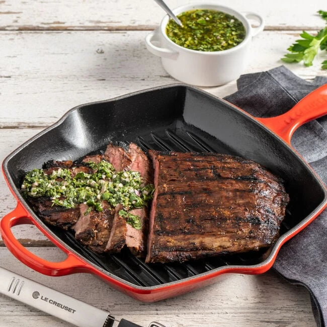 Le Creuset Signature Square Skillet Grill 8 Le Creuset Signature Square Skillet Grill - Image 6