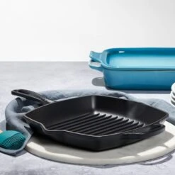 Le Creuset Signature Square Skillet Grill 19 Le Creuset Signature Square Skillet Grill -Le Creuset Store square skillet grill g2