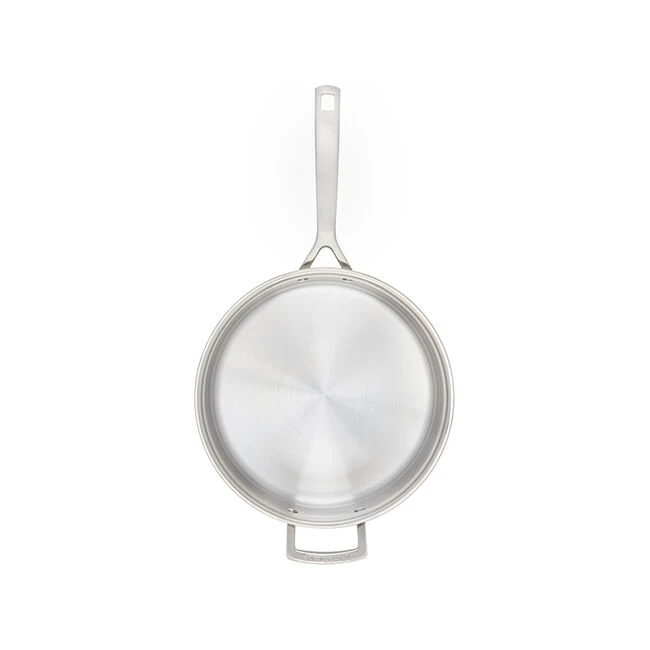 Le Creuset Classic Stainless Steel Sauté Pan With Lid 6 Le Creuset Classic Stainless Steel Sauté Pan With Lid - Image 4