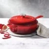 Le Creuset Signature Cassadou 1 Le Creuset Signature Cassadou -Le Creuset Store xmas cassadou cerise